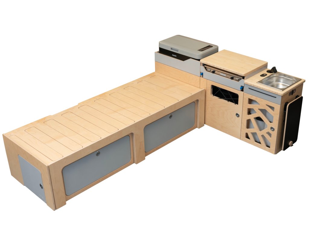 HIVE VAN HORNET V3, kit d'aménagement complet avec lit peigne et cuisine pour van