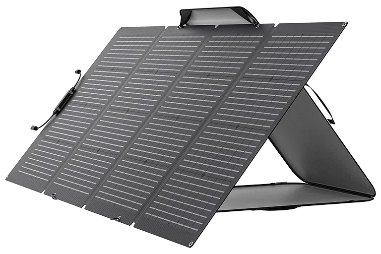 EcoFlow Panneau solaire portable 400W, Chargeur solaire pliable et  enchaînable pour groupe