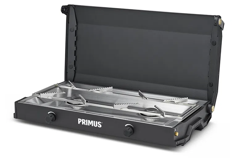Primus Kinjia - Réchaud à gaz à 2 brûleurs transportable