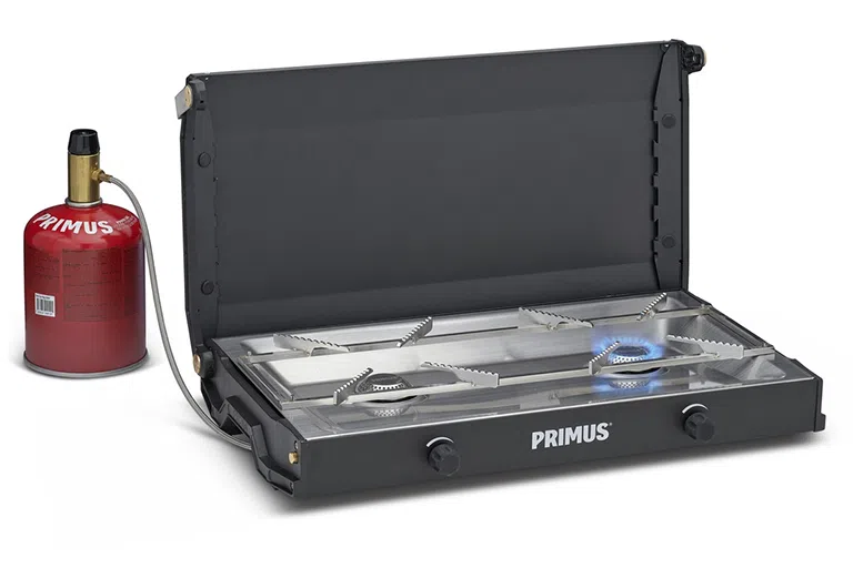 Primus Kinjia - Réchaud à gaz à 2 brûleurs transportable