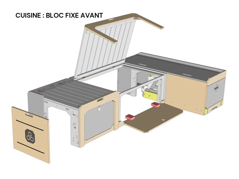 Lit peigne ESCAPE COOK U – Image 17