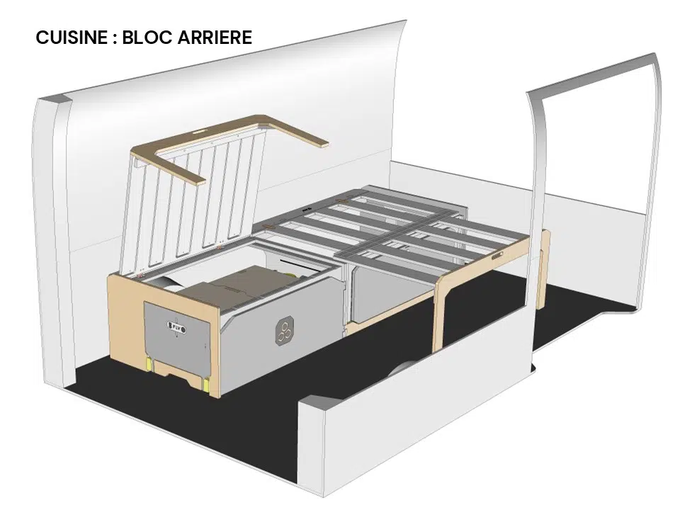 Lit peigne ESCAPE COOK Standard – Image 3