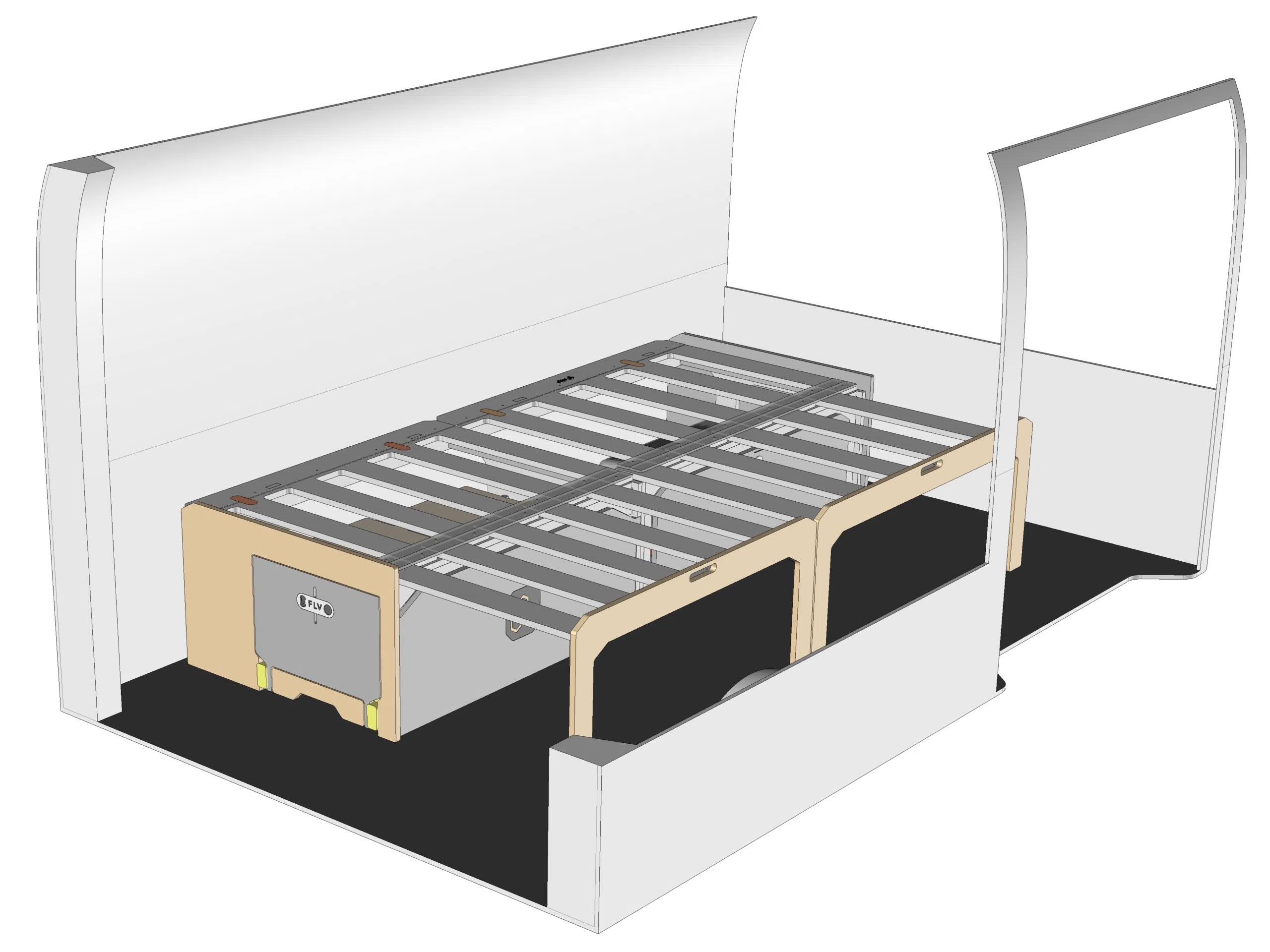 Lit peigne ESCAPE COOK Standard – Image 2